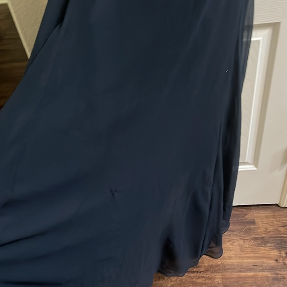 Floor Length Formal Dress with Bling Top - Picture 4 of 15